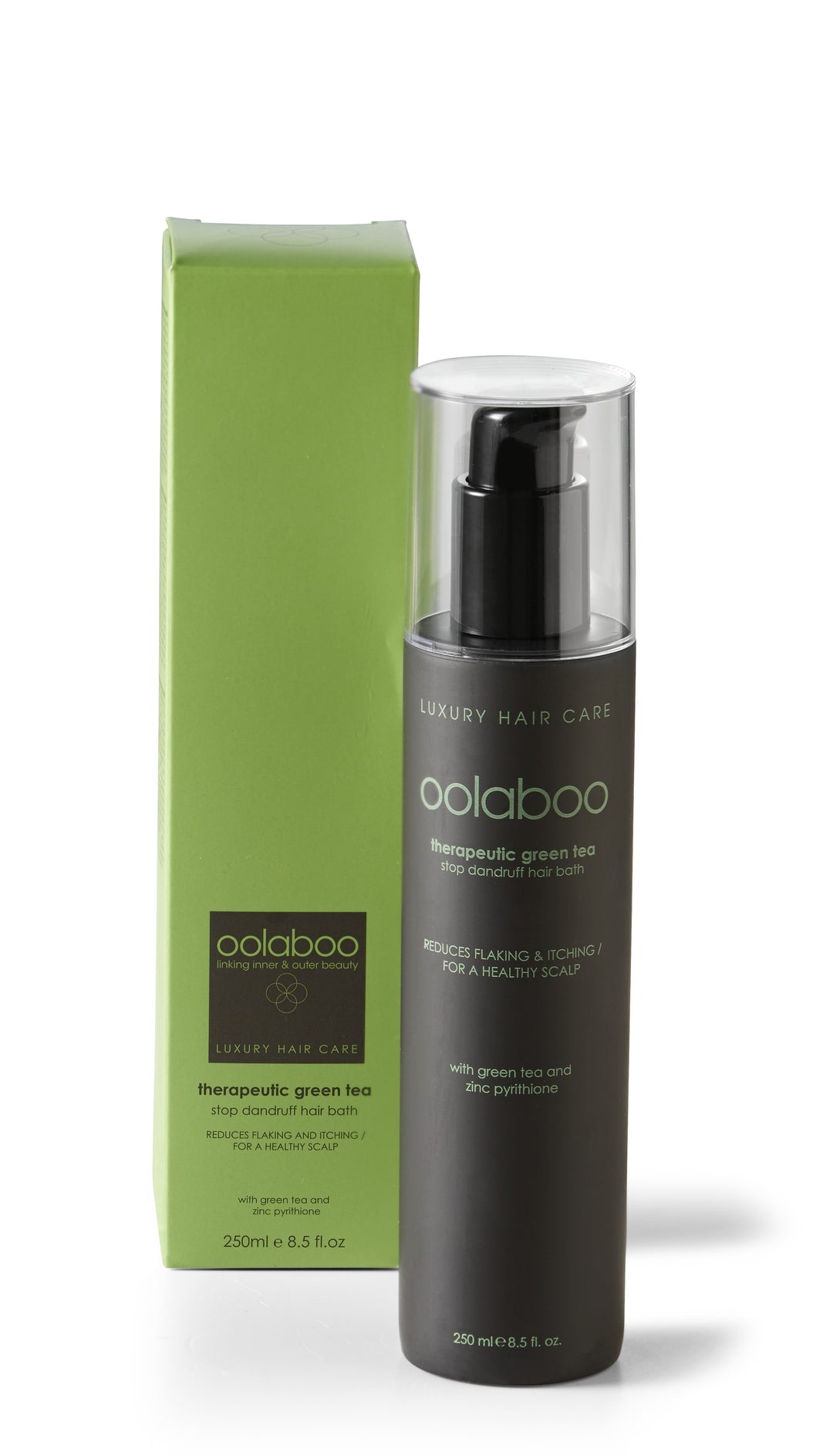 Oolaboo Therapeutic Green Tea Stop Dandruff Shampoo 250 ml